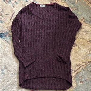 Ginger G. Women's V-Neck Sweater - Purple